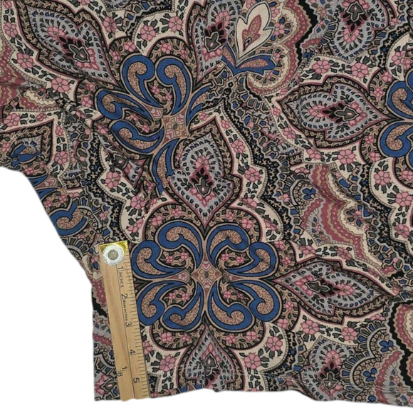 VTG Women's ASOS Shorts Size 16 Multi-color Curve Pleated - Picture 3 of 6